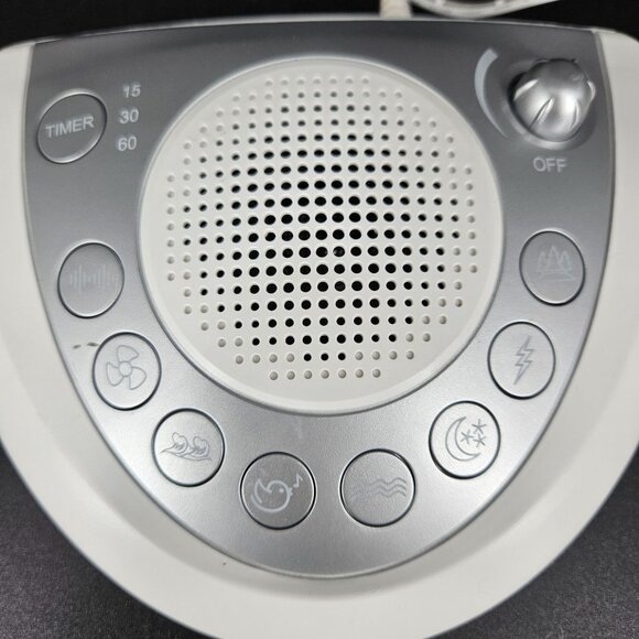 Sleep 8 Sound Therapy System White Noise Machine Timer Adjustable Volume WORKS - Picture 4 of 11